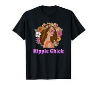 70's Flower Power Hippie Chick T-Shirt