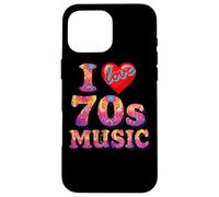 70s MUSIC I LOVE THE SEVENTIES 70's MUSIC LOVERS TIE DYE Case for iPhone 16 Pro Max