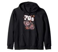 70s Retro Disco Love Glam Rock Dance Party Night Out Fun Zip Hoodie
