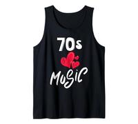 70s Retro Seventies I Love 70's Music Tank Top