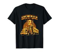 70s Retro Snowman Truck 1970s vintage groovy T-Shirt