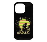70s retro soul Funky Black Afro Hair Case for iPhone 13 Pro