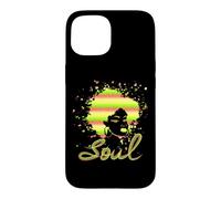 70s retro soul Funky Black Afro Hair Case for iPhone 15