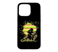 70s retro soul Funky Black Afro Hair Case for iPhone 15 Pro Max