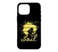 70s retro soul Funky Black Afro Hair Case for iPhone 16 Pro Max
