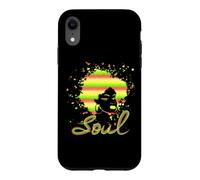70s retro soul Funky Black Afro Hair Case for iPhone XR