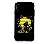 70s retro soul Funky Black Afro Hair Case for iPhone XS Max