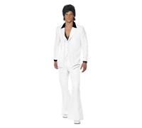 70s Suit Costume, White