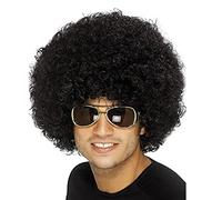 70s Trendy Afro Wig - Funny Wigs for Men & Women, Universal Size Black Afro Wig, Perfect for Carnival, Halloween, or Theme Parties