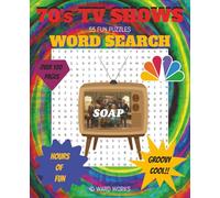 70s TV SHOWS Word Search Puzzle Book for Teens Adults and Seniors | Hours of Relaxing Fun & Reminiscing | Helps ADHD, Focus and Concentration!