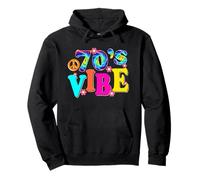 70's Vibe Funny Retro Style 1970s Nostalgic Vibes Groovy Pullover Hoodie