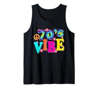 70's Vibe Funny Retro Style 1970s Nostalgic Vibes Groovy Tank Top