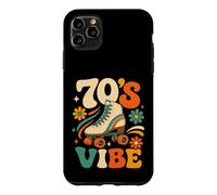 70s Vibe Roller Skate Retro Flower Power Nostalgia Style Case for iPhone 11 Pro Max