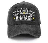 70th 69th 68th 67th 66th 65th 64th 63th 62th 61th Birthday Gift Vintage 1955 1956 1957 1958 1959 1960 1961 1962 1963 1964 Hat, 1961, One size
