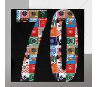 70th Birthday Card Vinyl Records