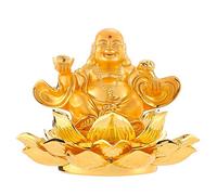 70th Birthday Decorations Gift Room Decor Buddha Car Office Home Ornaments Feng Shui Gold Eight Treasure Laughing Buddha Aromatherapy Maitreya Bless Safety And Wealth Gift