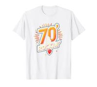 70th Birthday Gift for Men - 70 & Still Rockin' T-Shirt, Men, White, XL