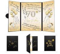 70th Birthday Gifts for Men,70th Birthday Gifts for Women,70th Birthday Decorations for Men Women,70th Birthday Table Decorations,70th Birthday Guest Book,Happy 70th Birthday Poster