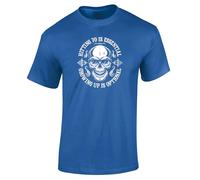 70th Birthday Gifts for Men - Hitting 70 is Essential 1955 Mens T Shirt - Mens 70th Birthday Gifts for Him Royal Blue Size XL