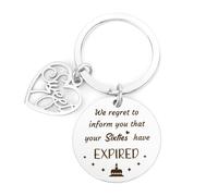 70th Birthday Gifts for Women, 70th Birthday Gifts for Men, 70th Birthday Gifts for Mum, 70th Birthday Presents, 70th Birthday Gifts for Him, Keepsake Keyring for Sisters 70th Birthday Gifts for Dad