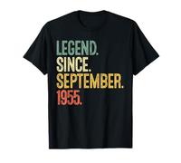 70th Birthday Legend September 1955 70 Year Old Gifts Dad T-Shirt