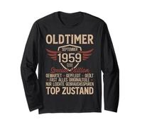 70th Birthday Man Gift Classic September 1959 Vintage Long Sleeve T-Shirt