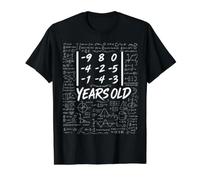 70th Birthday Matrix Determinant Math Nerd Funny Value Graphic T-Shirt, Men, Black, XL