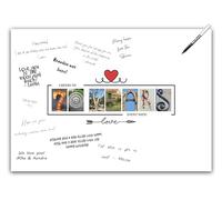 70th Birthday Party Decorations Supplies - Guest Book Alternative Poster. Signing Anniversary Board for Women or Men. Wall Art Decor Card for Him or Her Turning 70 Years Old. A3 Signature Banner