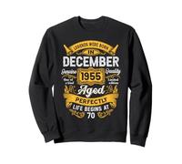 70th Birthday Real Legends December 1955 70 Years Old Men Sweatshirt