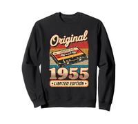 70th Birthday Retro Vintage 1955 Men Women Sweatshirt