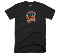 70th Birthday T Shirt 70 Years of Being Awesome Legend Born in 1955 Vintage Funny Joke Gift Tee Top (UK, Alpha, L, Regular, Regular, Black)