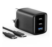 70W 3-Port USB C Charger Compatible with MacBook Air MacBook Pro 13 14 15 16 inch, 2024 iPad M4/M2, iPhone 16/15 Pro, Galaxy S24/S23, Pixel, Includes 2M/6.6FT USB C Cable