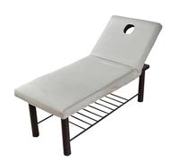 70x190cm Massage Table Bed Fitted Sheet Elastic Full Cover Rubber Band SPA Treatment With With Face Breath Hole(B)