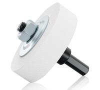 70x20x10mm Grinding Wheel Adapter and Grinding Stone for Drill, Drill Adapter for Cutting Disc, Change Electric Drill into Grinding Machine for Metal Grinding, Polishing, Deburring（White）