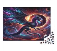 70x50cm/1000pcs 1000 Piece Jigsaw, Cosmic Dragon Eclipse