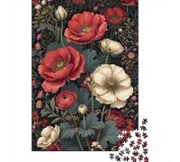 70x50cm/1000pcs 1000 Piece Jigsaw, Eternal Poppy Elegance, New Year Gift