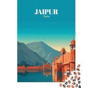 70x50cm/1000pcs 1000 Piece Jigsaw, Jaipur, India Travel Poster