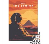 70x50cm/1000pcs 1000 Piece Jigsaw, The Sphinx Egypt, Festive Gift