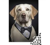 70x50cm/1000pcs, 1000 Piece Paper Puzzle, Well Dressed Labrador 32