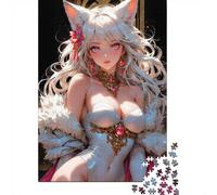 70x50cm/1000pcs, Adult Puzzle, 1000 Pieces, Anime Girl with Fox Ears | For a useful gift beyond Christmas Day, this adult jigsaw puzzle with 1000 pieces suits quiet moments between celebrations.