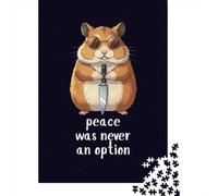 70x50cm/1000pcs, Adult Puzzle, 1000 Pieces, Peace Was Never An Option
