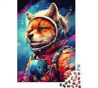 70x50cm/1000pcs, Classic Jigsaw Puzzle, 1000 Pieces, Cosmic Fox Explorer-10