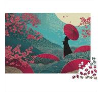 70x50cm/1000pcsJapanese Cultural Elements Puzzle DIY-Puzzle Für Erwachsene