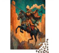 70x50cm/1000pcsPuzzles, Puzzles Für Erwachsene Und Teenager Knight's Traditional Middle Eastern Flowing Turban