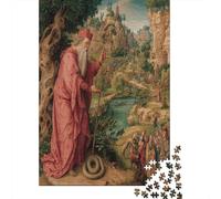 70x50cm/1000pcsPuzzles, Puzzles Für Erwachsene Und Teenager Moses Holding Up A Staff with A Snake Wrapped Around It