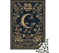 70x50cm/1000pcsPuzzles, Puzzles Für Erwachsene Und Teenager Vines Around The Crescent Moon - Little Bee