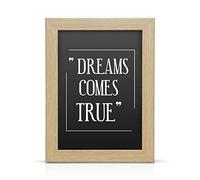 70x50cm - 700x500mm Oak Picture Frame for Wall Mount | Wood Effect Photo Frame with Clear Perspex glass | Portrait or Landscape Frame for Posters, Certificates, Puzzles & Home Décor