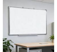 70X50Cm Magnetic Whiteboard With Markers & Eraser - Dry Wipe Notice Board For Office, Home & School