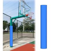 71" Basketball Pole Pad, 0.8" Thick Heavy Duty Wrap Around Pole Padding, Round Self-Adhesive Pole Protector For Basement, Garage, Sports Court(Blue,1PC Diameter 4 1/2in)