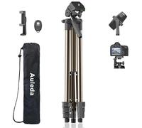 71″ Camera Tripod Aluminum Tall Tripod Stand Compatible with Canon Nikon with Wireless Remote Phone Holder and Bag Max Load 6.6 LB VT-831HYS